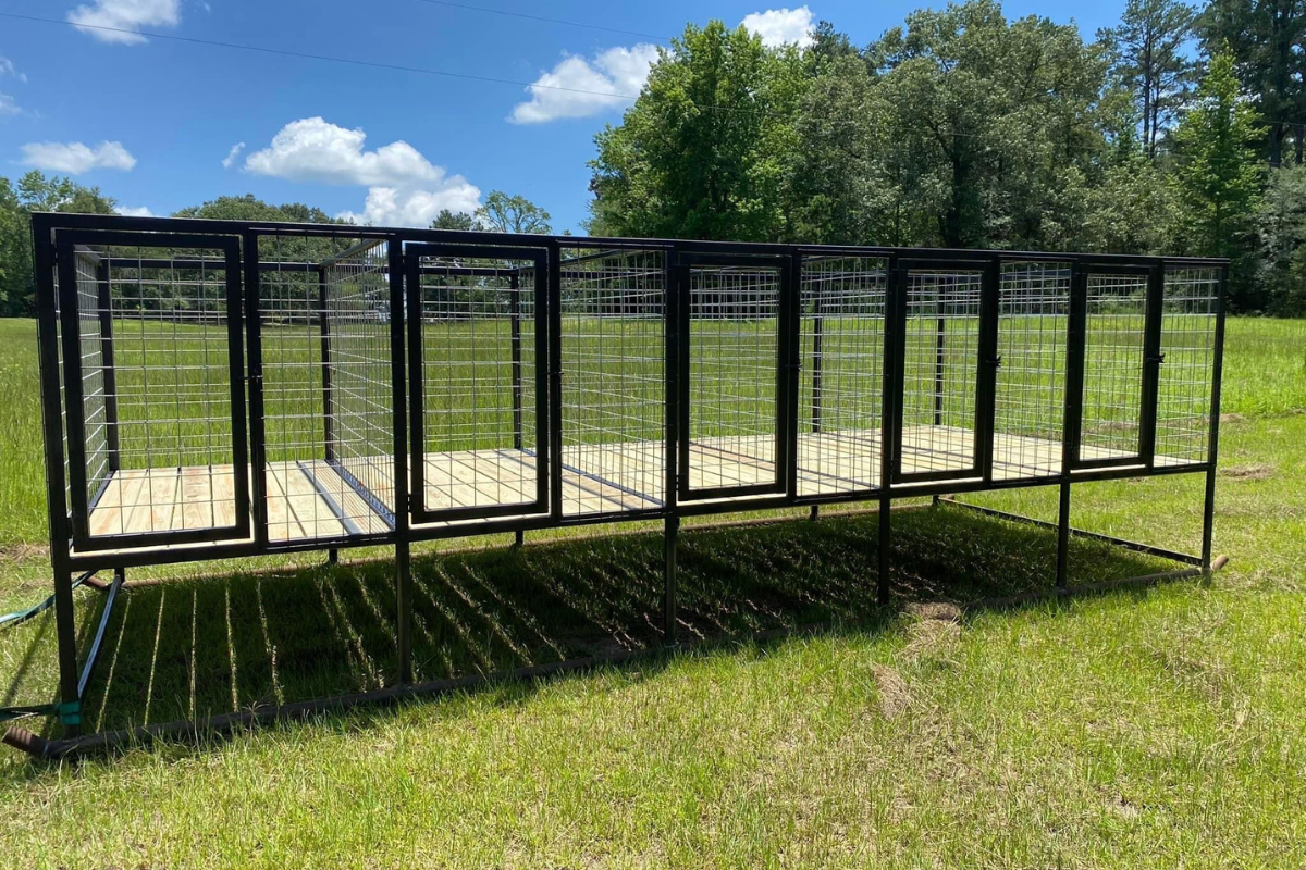 Custom built kennels for animal containment